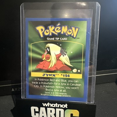 Canadian Kellogg s Cereal Promo Game Tip Card #124 Jynx NM