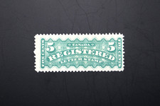 Canada #F2 5C Dark Green Registration Stamp OG MH-F
