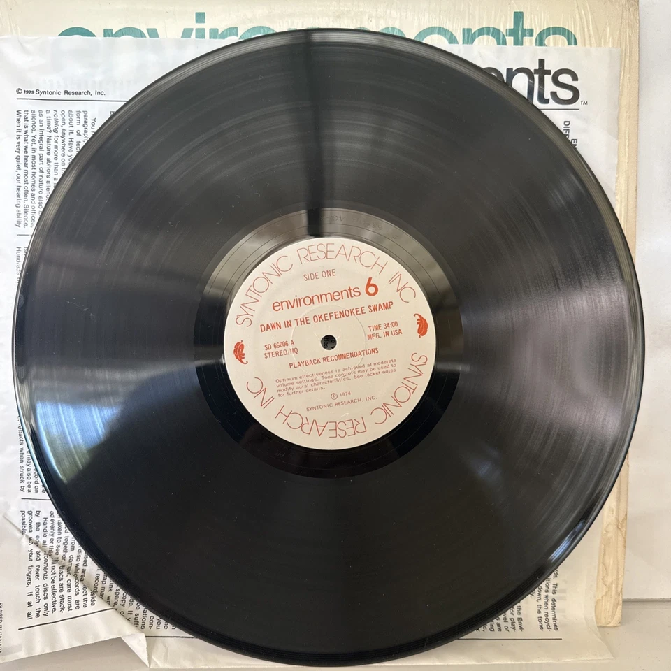 Environments Totally New Concepts in Sound, disc 6, vintage vinyl LP Foto 3 de 3