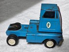 Vintage Tonka JCPenney Pressed Steel Semi Truck Cab Blue COE 1960s Metal Toy