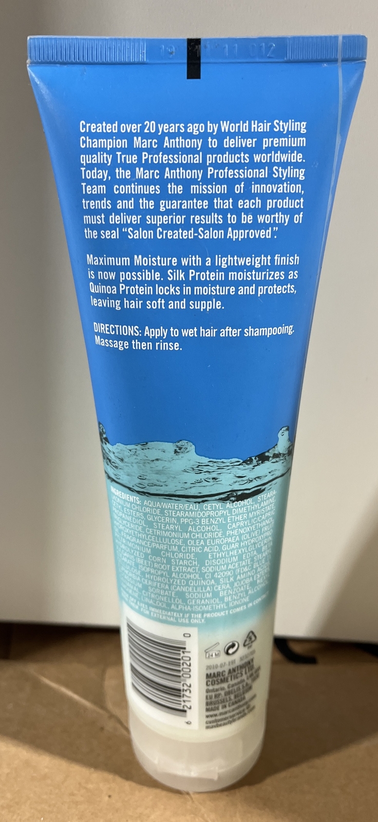 Lot Of 6 Marc Anthony Maximum Moisture Hydra Lock Shampoo & Conditioner, 8.4 Oz
