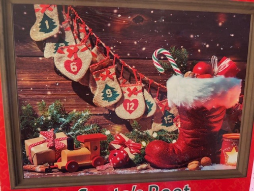 Puzzle Works Santa's Boot Puzzle 1000 Pieces 27" X 20" NEW SEALED - Picture 3 of 3