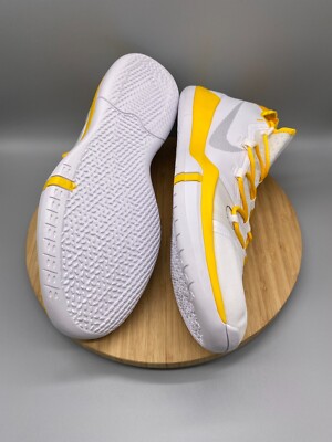 Size 17 - Nike Kobe A.D. TB White Yellow for sale online | eBay