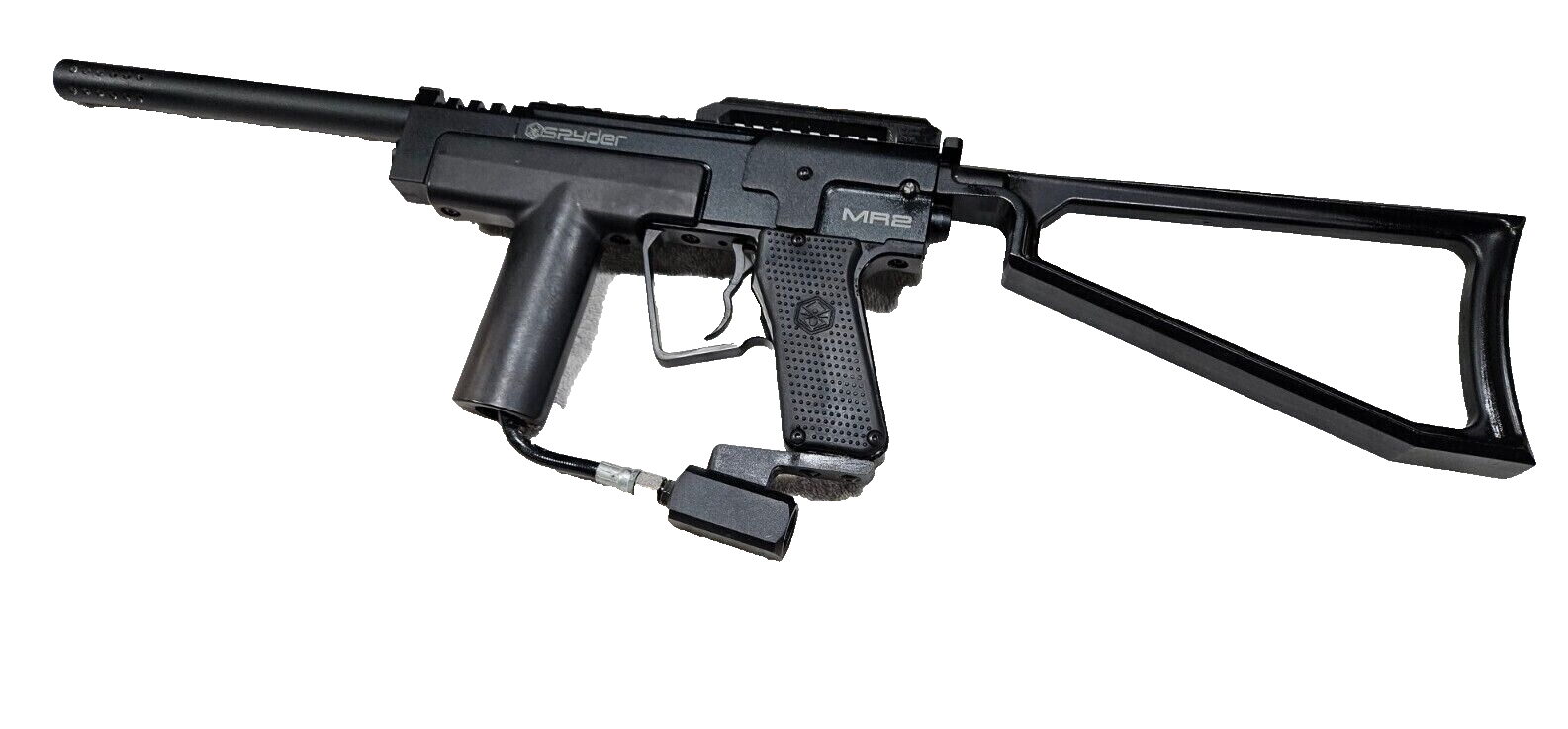 Tactical Black Spyder Electronic E Grip MR2 Paintball Gun Barrel Burst