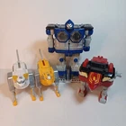 Vintage Power Rangers 1998 Lost Galaxy Deluxe Megazord Incomplete Bandai