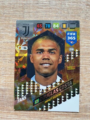 Fifa 365 Cards 2018 - 210 - Douglas Costa - Juventus - Impact Signing