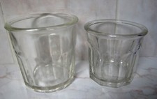 LOT DE 2 ANCIENS POTS A CONFITURE 500 et 375
