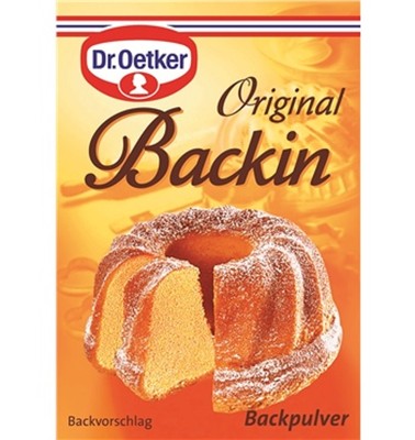 9 pck. Dr.Oetker BACKIN Baking Powder Cake/Cookies/Biscuits Bakery Supplies
