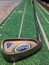 Ping G5 6-Iron Blue Dot Stiff Steel LH G5 Demo Marked USA Made Golf Club 37.25"