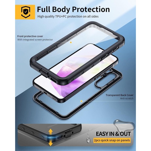 IP68 Waterproof Case Cover For Samsung A32 A14 A54 A15 A25 A35 A16 A26 A36 A56 - Picture 87 of 108