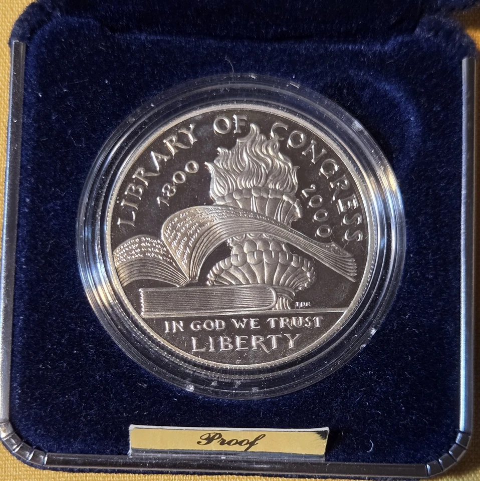 Libary Congress 1800 2000 1 Dollar Proof - Image 2 of 4