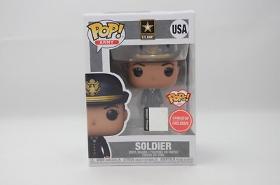 Funko Pop Army Soldier USA Gamestop Exclusive New in Box