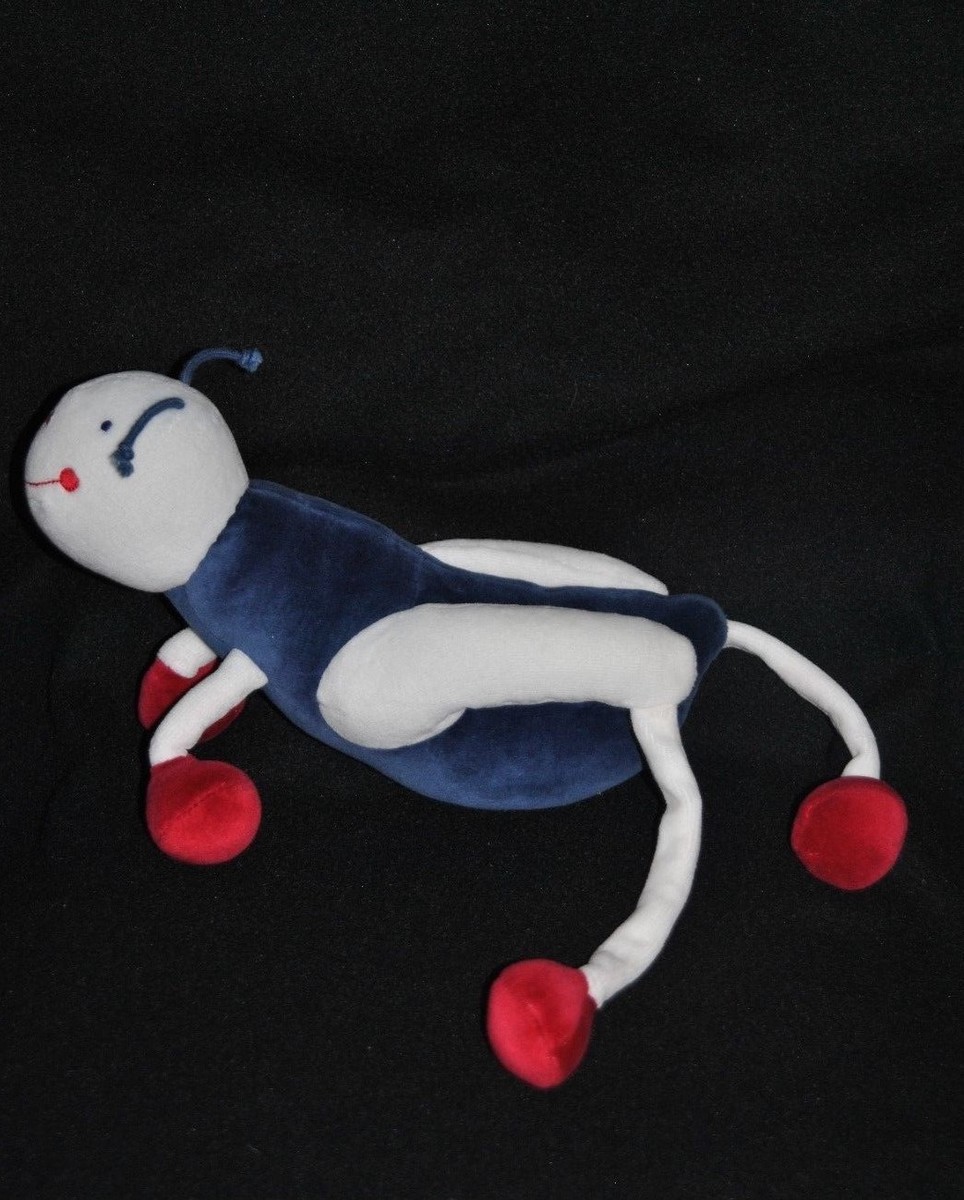 Peluche Doudou Criquet DPAM Du Pareil au Meme Sauterelle Bleu