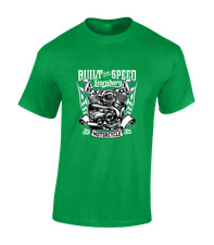 Built For Speed Motorcycle Motorbike Biker Design Gif Unisex T-Shirt