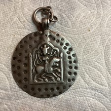 Durga Goddess Pendent Silver