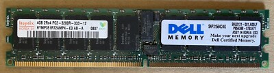 Barrette Mémoire Dell SNPX1564C-4G - 4GB 400MHz PC2-3200R DDR2, Remise à Neuf
