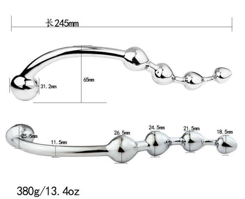 Stainless Steel Handheld Full Body Massager Wand Prostate Toy Stimulate