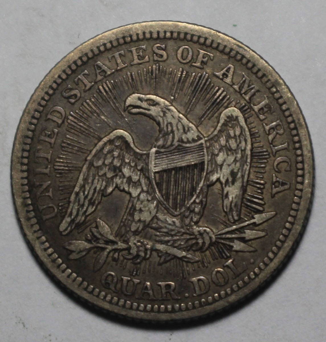 1853 Seated Quarter WR923 | eBay