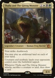 Thalia and The Gitrog Monster #255 March of the Machine MOM MTG