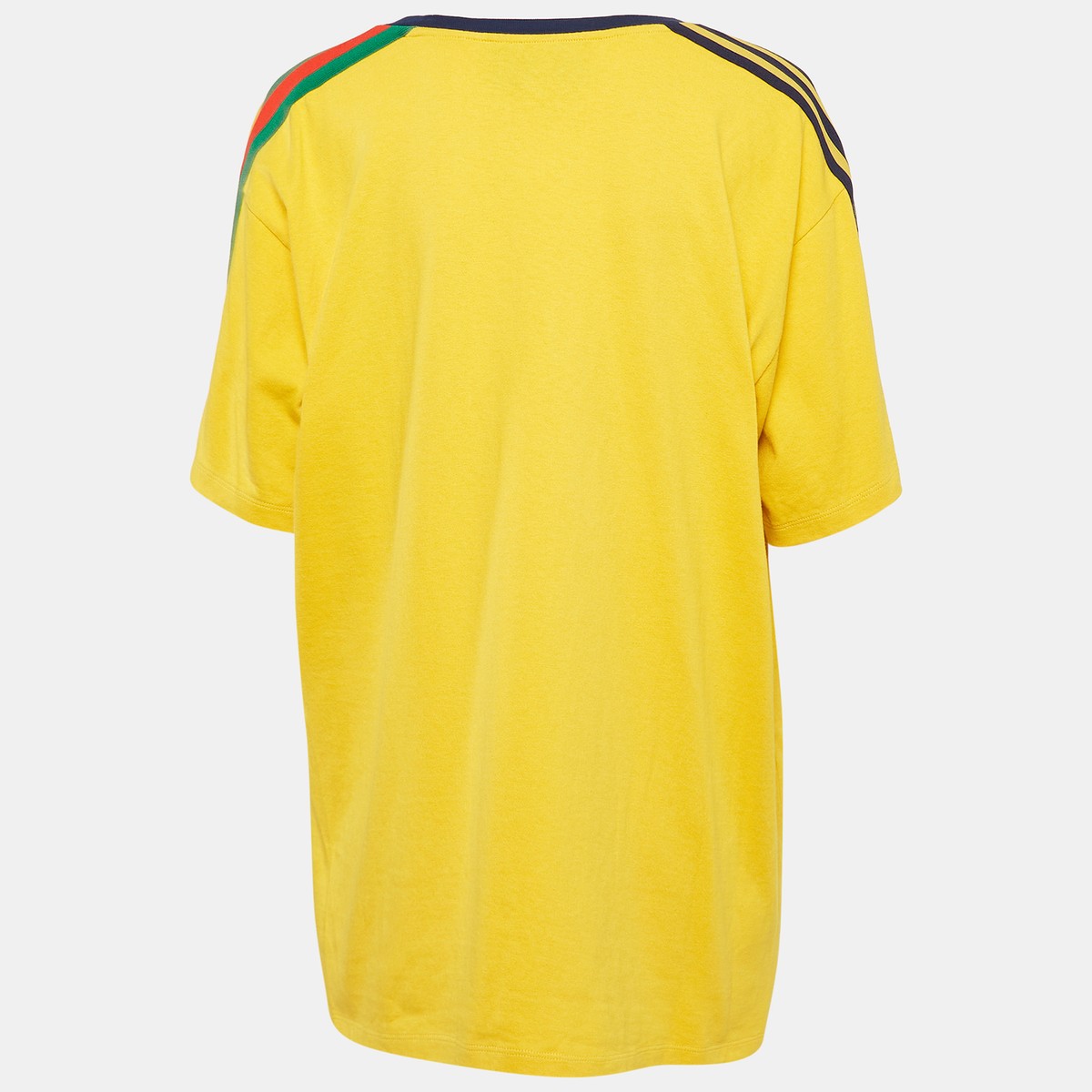 Gucci x adidas Yellow Printed Cotton Oversize T-Shirt L | eBay Gucci x adidas Yellow Printed Cotton Oversize T-Shirt L | eBay