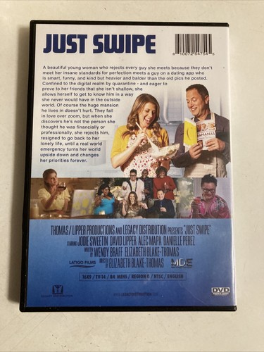 Just Swipe DVD 2021 Jodie Sweetin, David Lipper, Used But Great Check The Pics - Picture 2 of 4