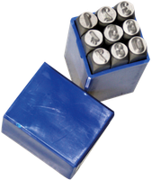 Sw-Stahl 9 Teilig Schlagzahlen 3Mm Einschlagzahlen Schlagstempel PräGestempel