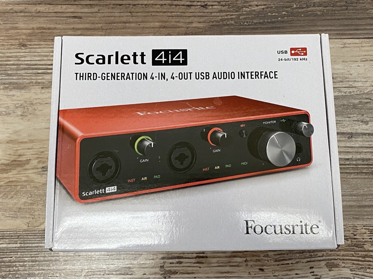 【 HS】Focusrite Scarlett 4i4 3rd gen Scarlett 4i4 [3rd Gen] | Focusrite