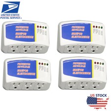 4Pack US 120V Voltage Protector Surge Home Refrigerator Power Outlets