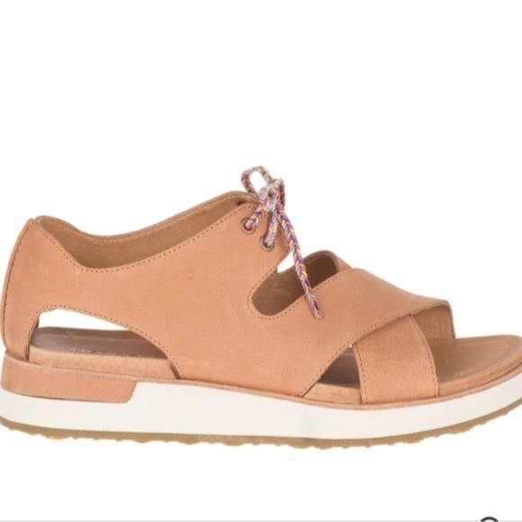 Scarpe sandali Merrell donna Roam Cross comodi in pelle con plateau taglia 6