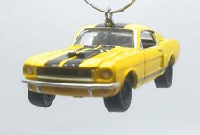 Christmas Ornament for 1966 Shelby GT350 Yellow/Black Stripes Ltd Ed