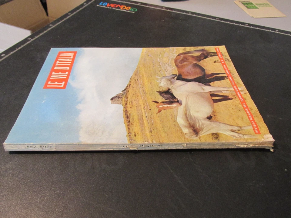 Las Vías De Italia Abril 1958 - Revista Mensual Del Touring Club Italiano - Imagen 2 de 3