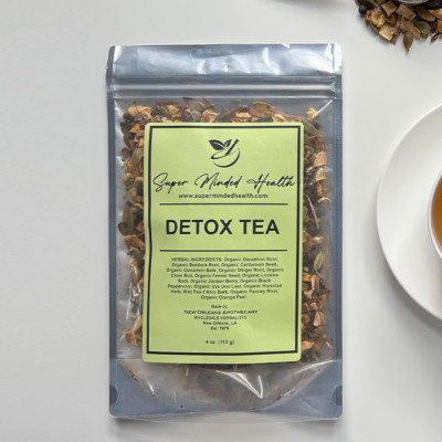 Organic Detox Tea (32 Servings) Herbal Loose Tea Rejuvenate