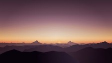 Landscape art sunlight mountains nature Custom Gaming Mat Desk