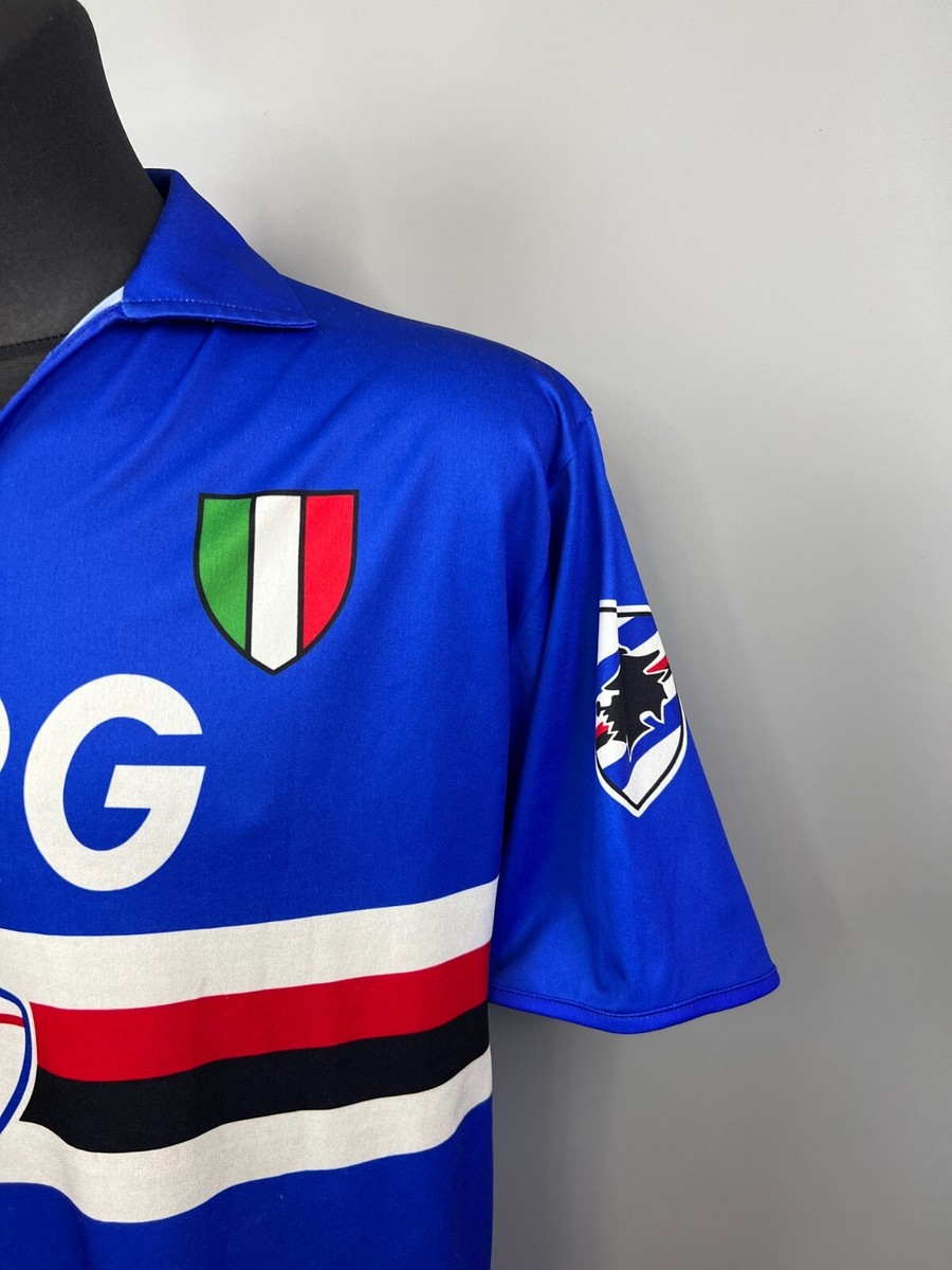 SAMPDORIA 1991 1992 HOME SHIRT FOOTBALL SOCCER JERSEY ASICS