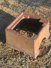 10” High Salvaged Old Cast Iron Blacksmith Farrier Anvil Stand Base