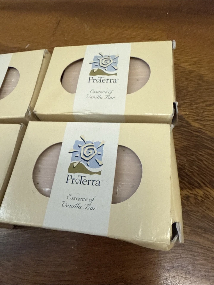 ProTerra Essence of Vanilla Exfoliating Cleansing Lot Of 6 Bar Soap 2 Oz RETIRED - Image 4 of 4