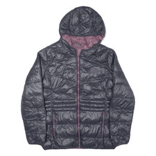 Kappa Puffer Jacket Grey Womens Xl