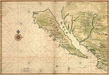 A4 Reprint of Old Map Highly Detailed California And Region Undated