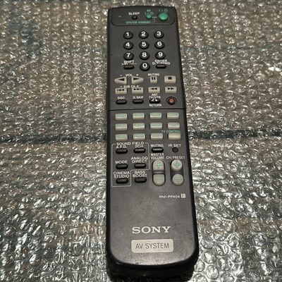 Sony RM-PP404 AV System Remote Control Receiver Flip Top OEM Genuine TESTED