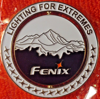 Fenix ''Lighting For Extremes'' SINCE 2001 SHOT-SHOW 2026 CHALLENGE COIN NIP