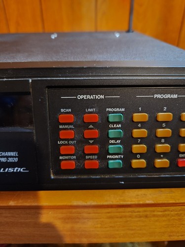 Vintage Realistic Pro 2020 UHF/VHF AM-FM Scanner (Decent) - Zdjęcie 8 z 12