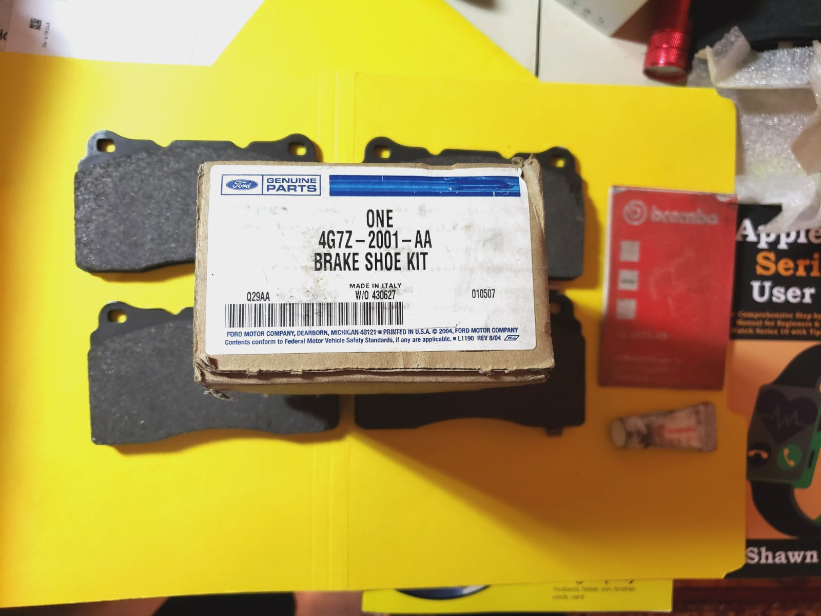 NEW/OLD OEM Stock 2005/06 Ford GT Brake Shoe Kit (4 Pads) PN# 4G7Z-2001-AA
