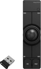 Keychron Nape Pro Bluetooth 5.3 2.4 GHz Wired Trackball Mouse Black New