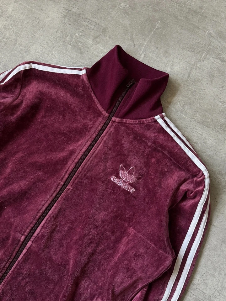 Adidas Retro Originals Firebird Beckenbauer Velours Rare Trainingsjacke 2000s - Bild 2 von 4