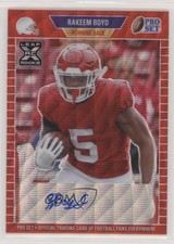 2021 Leaf Pro Set Metal 1989 Auto Red Wave 35/75 Rakeem Boyd #PA-RB1 Auto 0cv