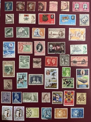 GB and commonwealth. QV and other Monarchs. Inc 1d red 2d blue. Detailed Photos. - Imagen 1 de 4