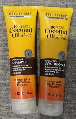 Marc Anthony 100% Extra Virgin Coconut Oil & Shea Butter, Shampoo & Conditioner