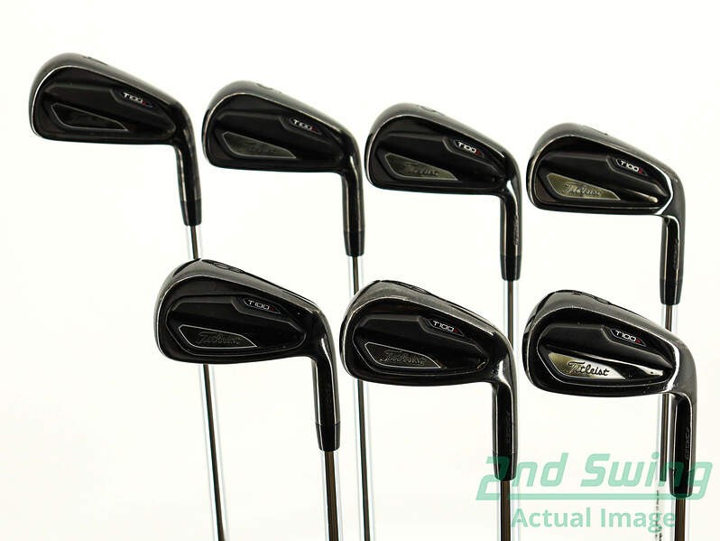 Titleist T100S Black Iron Set 4-PW Steel Stiff Right +1/4
