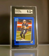 2021 Panini Mac Jones Rookie Blue Press Proof SGC 9.5