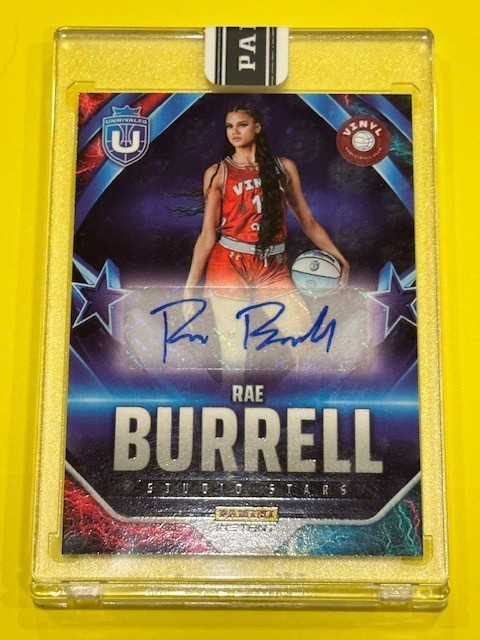2026 Panini Instant Rae Burrell WNBA Unrivaled Studio Stars #22 1/1 Galaxy auto
